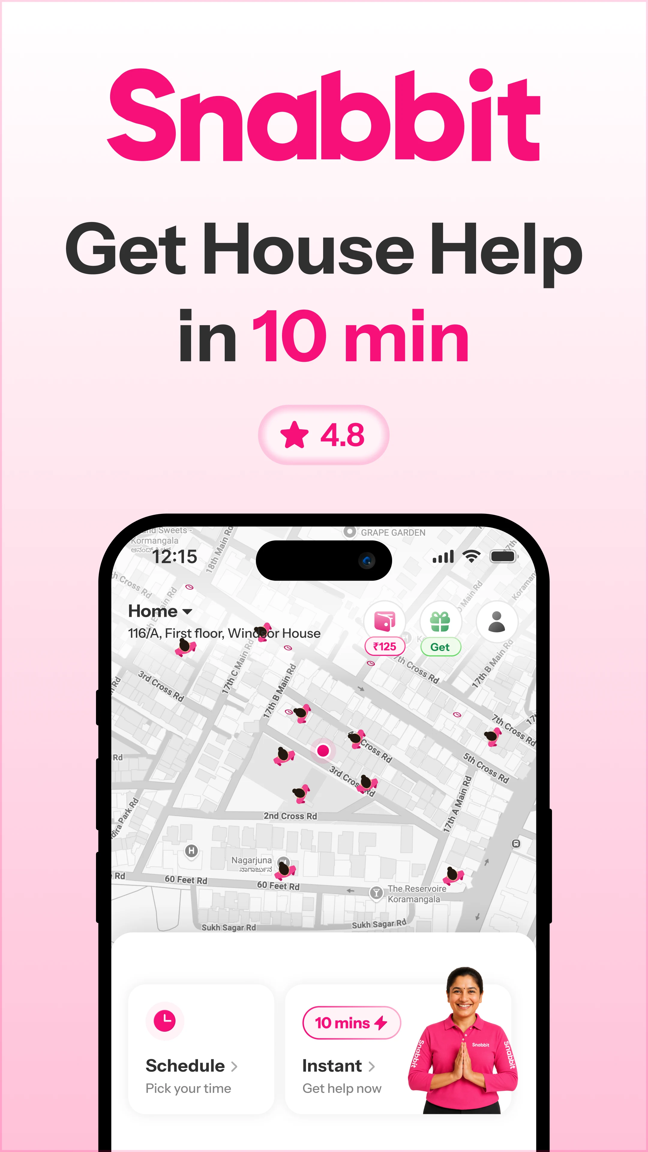 Snabbit: House Help in 10 min screenshot